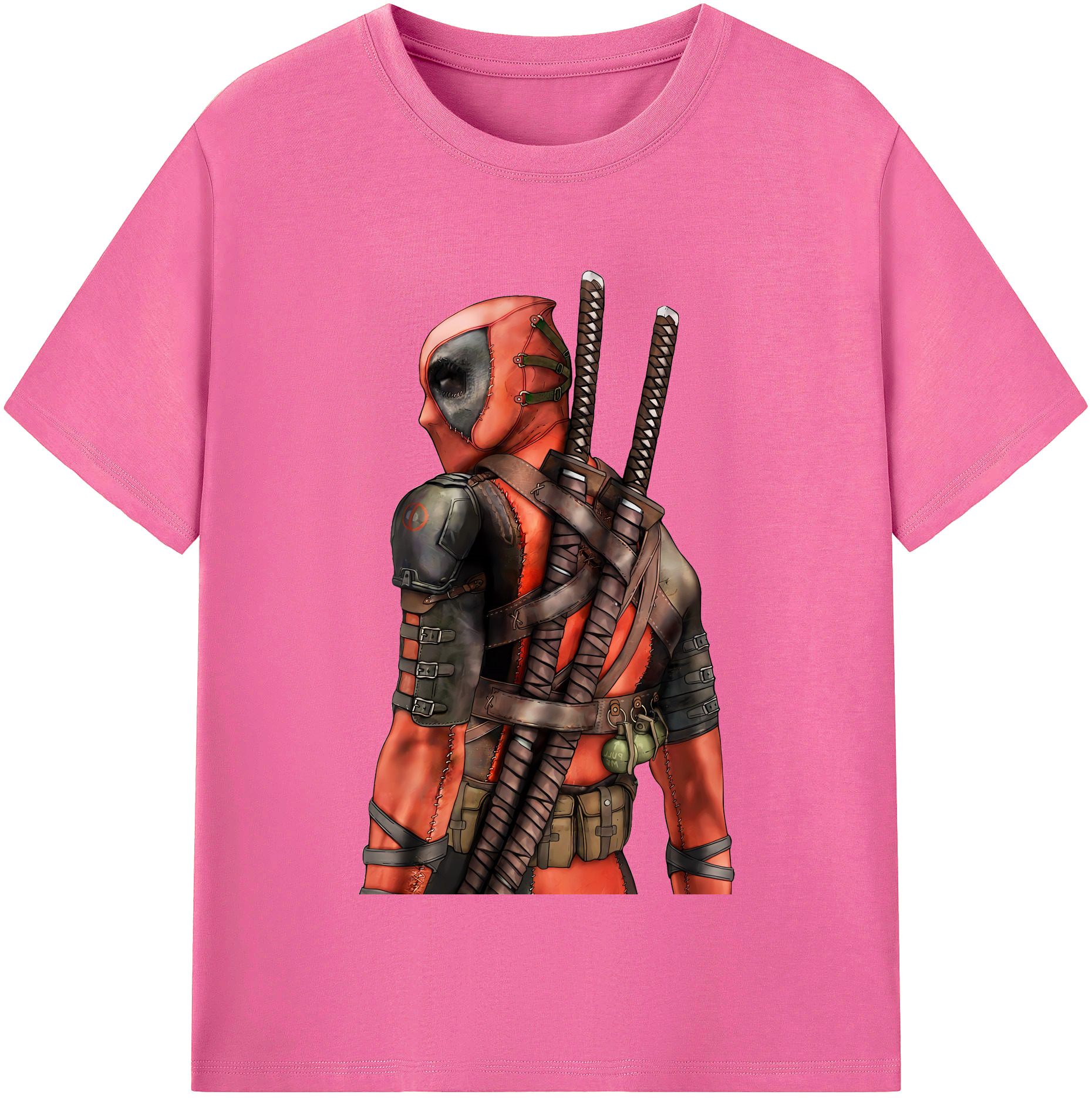 （画像用） Deadpool デッドプール レディースカジュアルプリントTシャツ（綿100％）